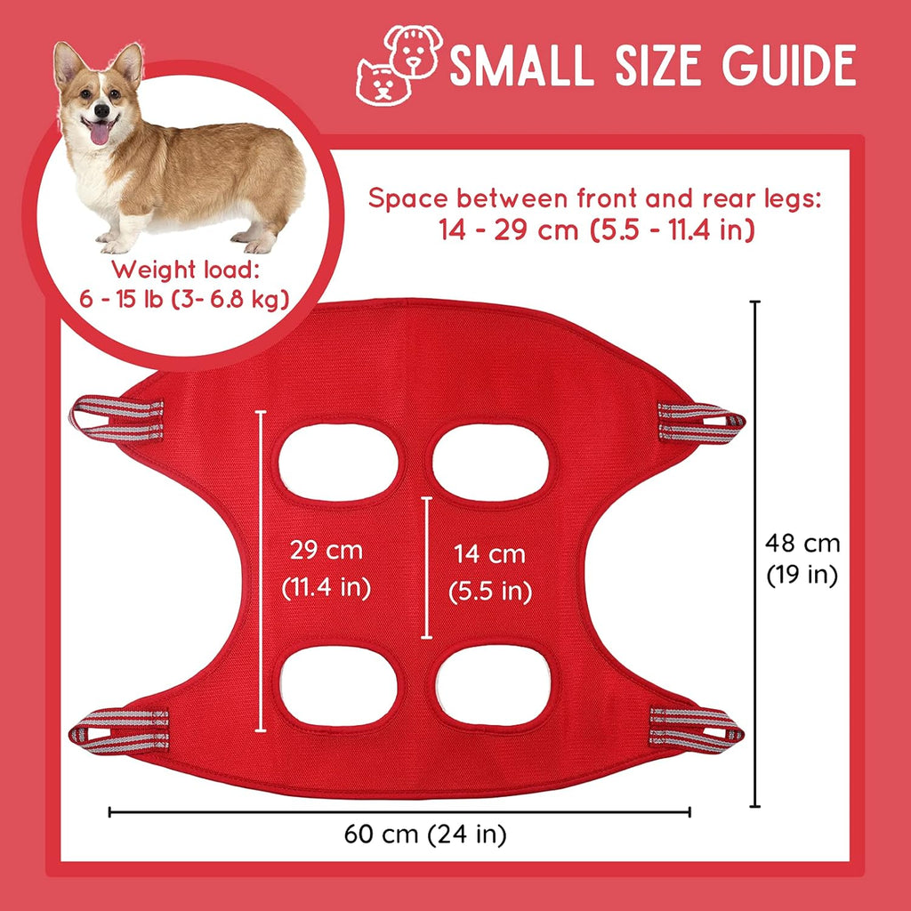 10 in 1 Cat & Dog Grooming Hammock Harness with Nail Clippers & File, Comb, & Hanging Pet Grooming Hammock| Cat & Dog Sling Restraint Bag Holder for Nail Trimming/Clipping & Bathing- Small