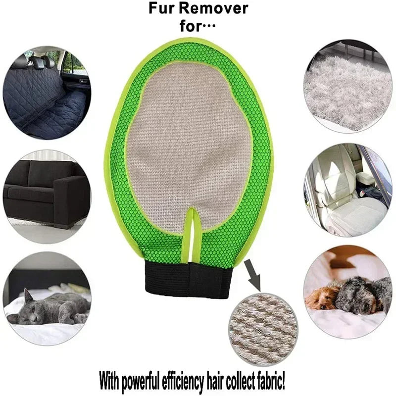 Pet Glove Cat Grooming Glove Cat Hair Deshedding Brush Remover Brush for Animal Gloves Dog Comb for Cats Bath Clean Massage Hair