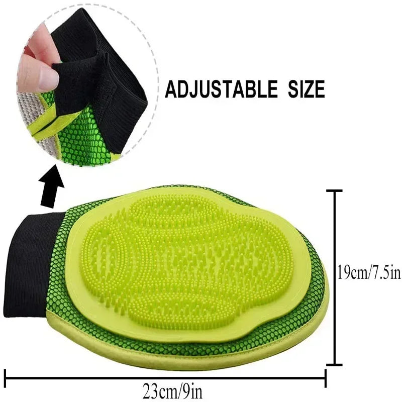 Pet Glove Cat Grooming Glove Cat Hair Deshedding Brush Remover Brush for Animal Gloves Dog Comb for Cats Bath Clean Massage Hair